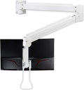 AVLT Medical Grade 17.6 lbs Monitor Wall Mount for 17 to 32inch Screen on 74' Long Extension Full Motion Height Adjustable Arm - for Healthcare, Home, Office, & Maintenance Area