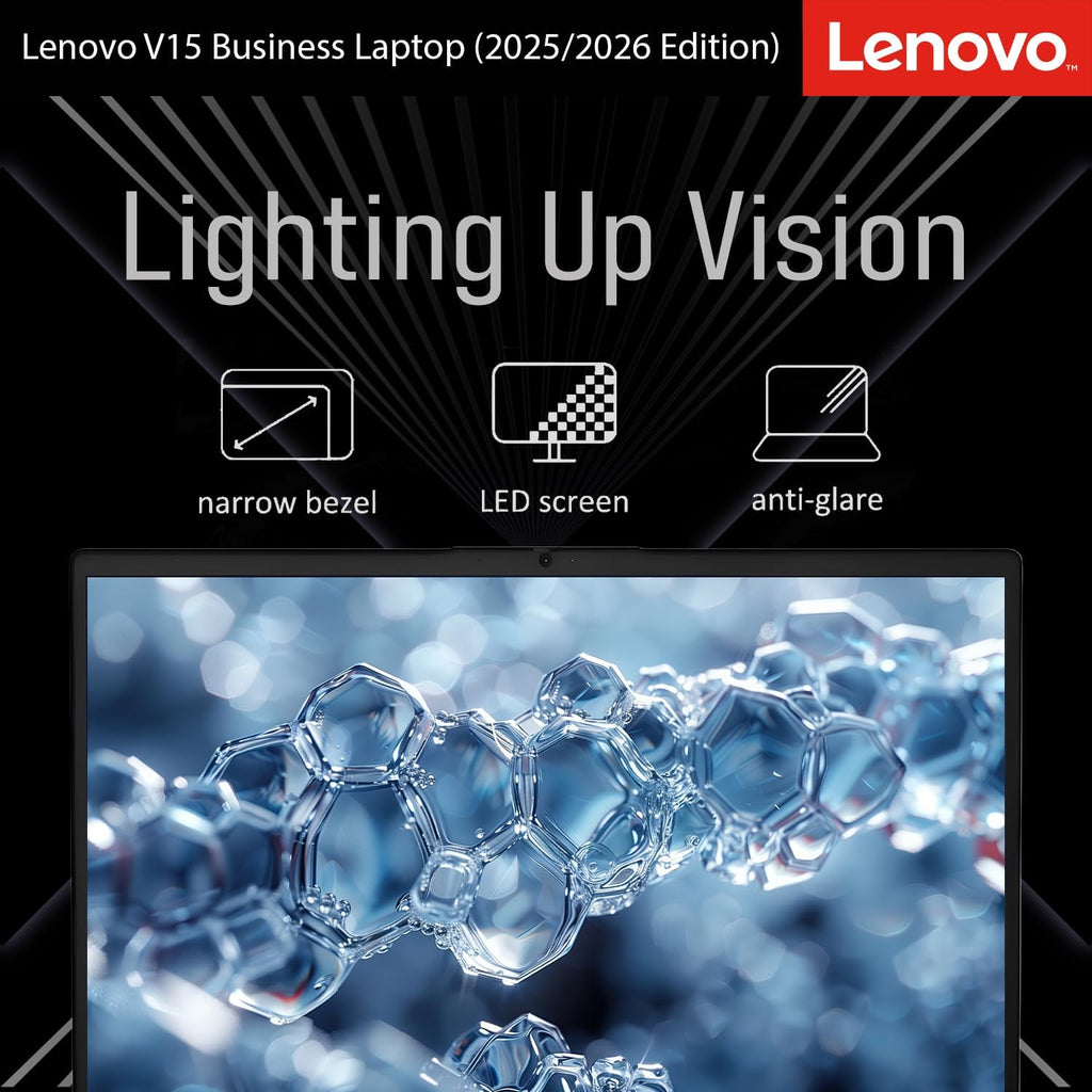 Lenovo 2026 New V15 Business and Student Laptop, Ryzen 3 7320U(Outperforms Intel i7-1065G7), 16GB RAM, 2TB SSD, 15.6' FHD, Ultra Quiet Design, Long Battery Life, Wi-Fi 6, Bluetooth 5, Windows 11 Pro