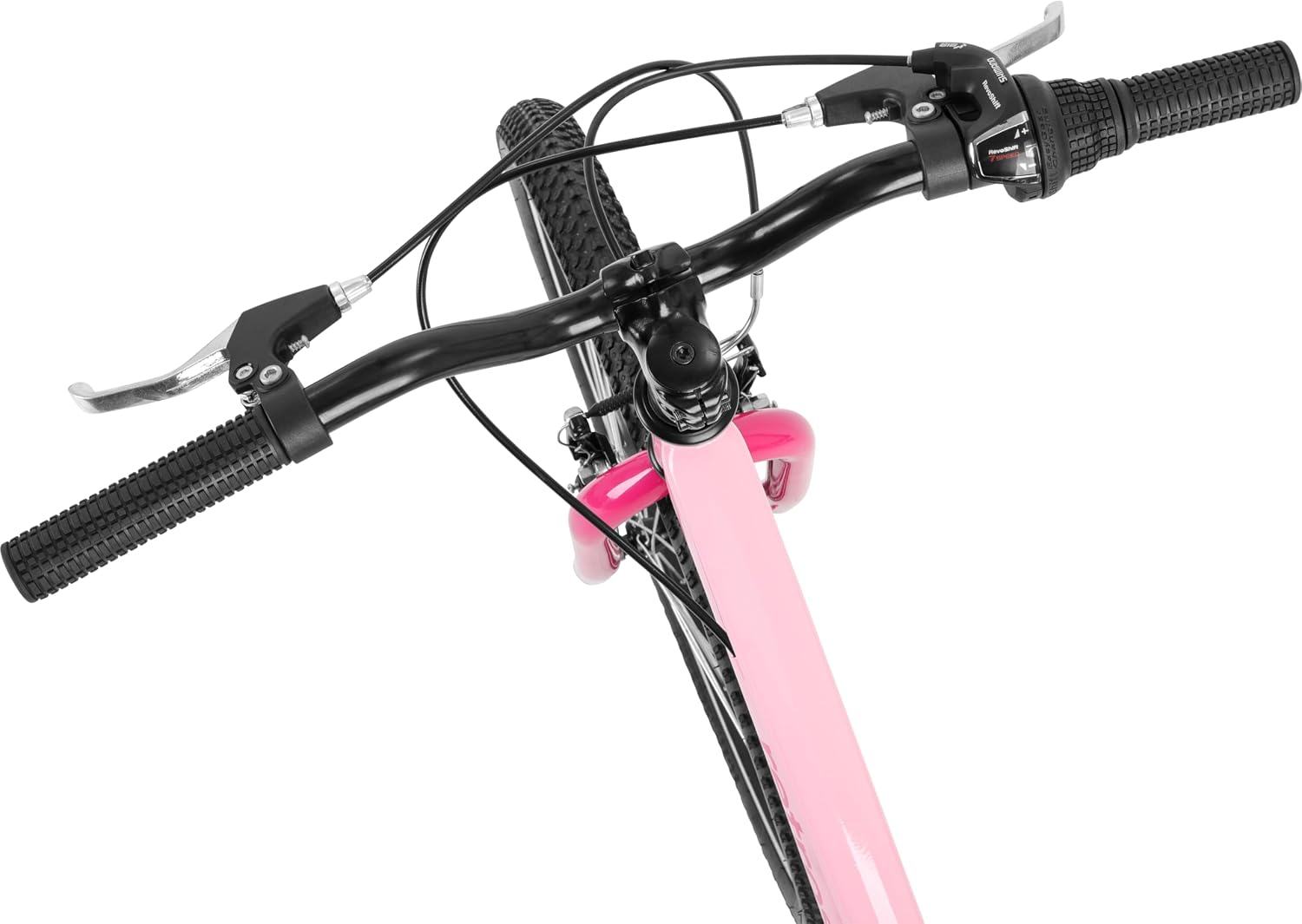 Retrospec Dart Kids Bike - 7-Speed Hybrid Bicycle for Ages 6-11 with 29in All-Season Tires & Shock Absorption - Adjustable Height Youth Bike with V-Brakes & Smooth Gear Shifting