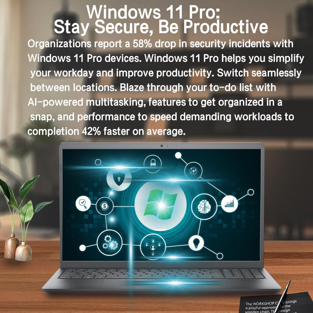 Dell Inspiron Business Laptop -15.6' FHD Touchscreen - Intel Core i5-1334U - 64GB RAM - 4TB SSD - Wi-Fi 6 - Long Battery Life - SD Card Reader - Immersive Narrow-Bezel Display - Windows 11 Pro