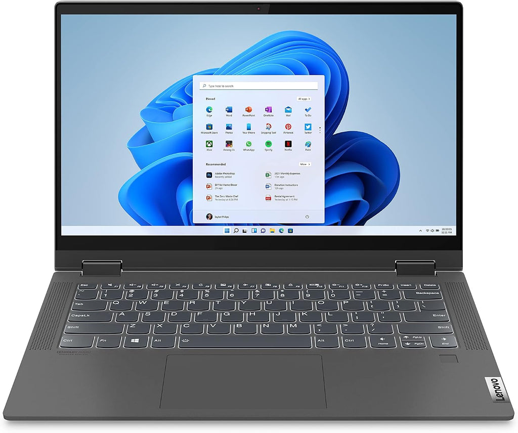 Lenovo Flex 5i - 14.0' FHD Touch Display - Intel Core i7-1165G7 - 12GB DDR4 RAM - 512GB M.2 NVMe SSD - Intel Iris Xe Graphics - Windows 11 Home - Graphite Grey