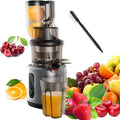 Cold Press Juice Extractor, Slow Masticating Juice Extractor, Cold Press Slow Blend Juice Extractor, Wide Juice Tank For Vegetable And Fruit Juice, High Juice Yield, Easy To Clean (Gray)