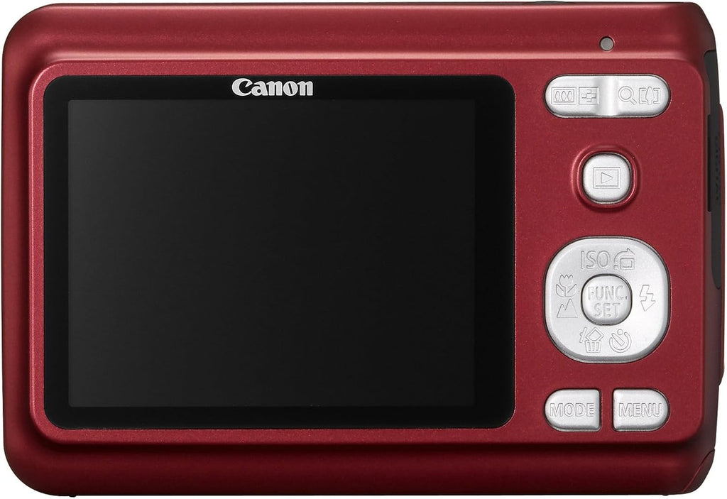 Canon PowerShot A480 10 MP Digital Camera with 3.3x Optical Zoom and 2.5-inch LCD (Deep Red)
