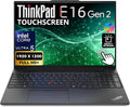 Lenovo ThinkPad E16 Gen 2 Touchscreen 16' FHD+ Display, Intel Ultra 5 125U, 32GB DDR5 RAM, 1TB SSD PCIe, FP, Backlit Keyboard, WiFi 6E + BT, RJ-45, HD Webcam, Win 11 Pro, AI Business Laptop - Black
