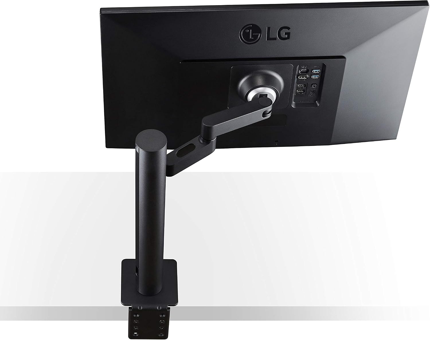 LG 27UN880-B Ultrafine Monitor 27' UHD (3840 x 2160) IPS Display, sRGB 99% Color Gamut, VESA DisplayHDR 400, USB Type-C, Ergo Stand - Black