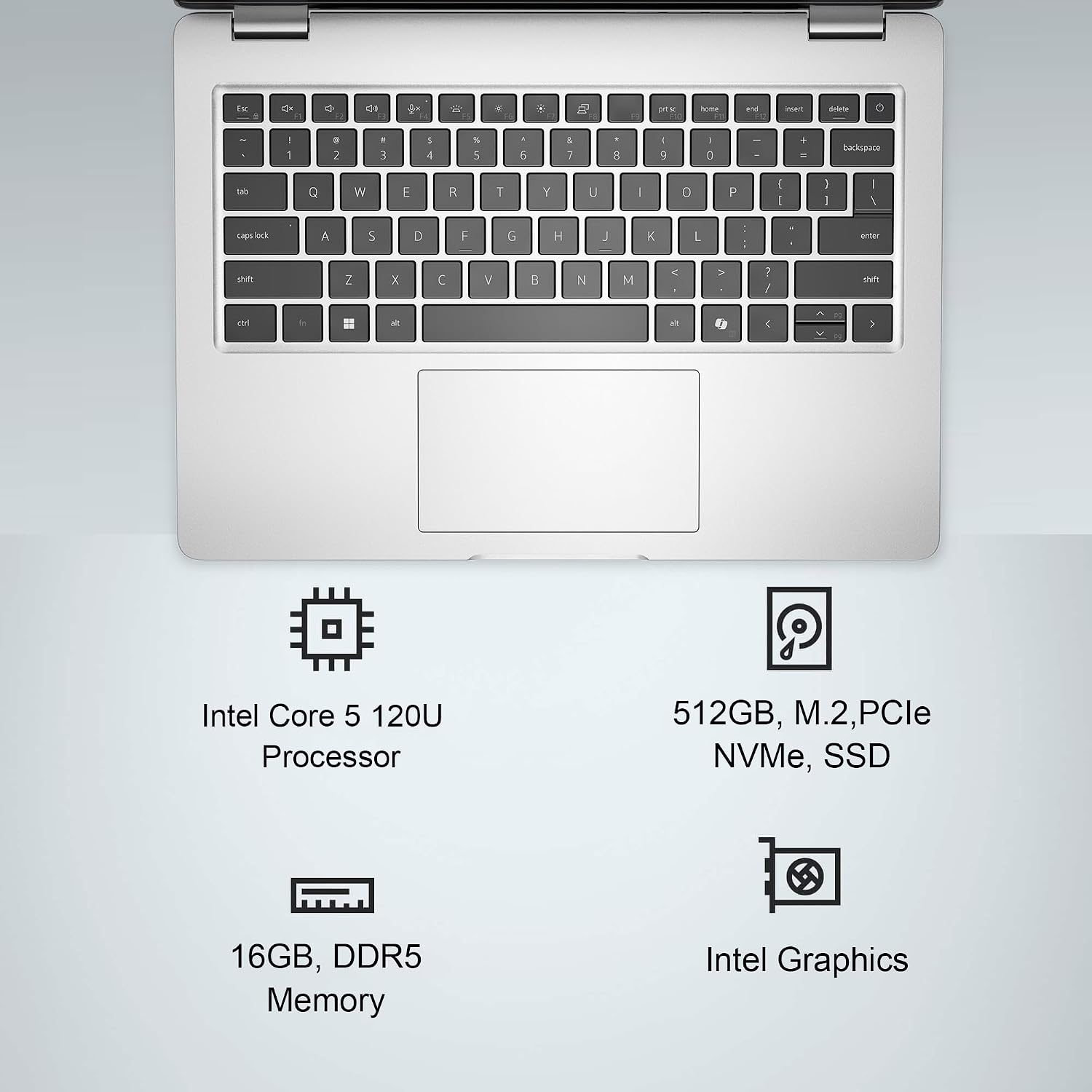 Dell Pro 14 (Next Gen Latitude 5450) Business Laptop (14' FHD+ Anti-Glare, Intel 10-Core 5 120U, 16GB DDR5, 512GB SSD), 1080p IR Webcam, Backlit, Thunderbolt 4, Wi-Fi 6E, Win 11 Pro, Silver, PC14250