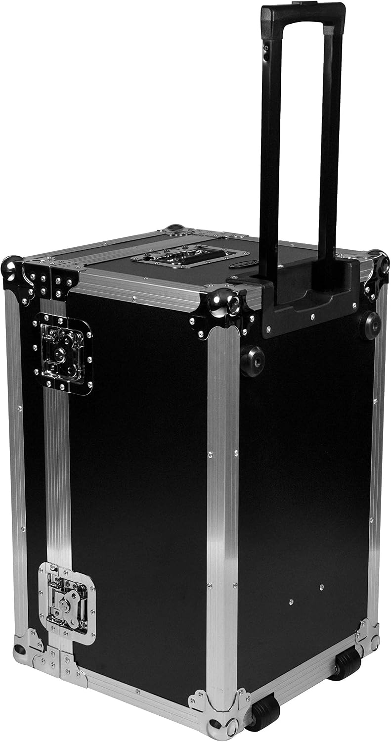 Rolling PartyFX ProX Multipurpose Locking Flight Case w/Rubber Lining and Handle