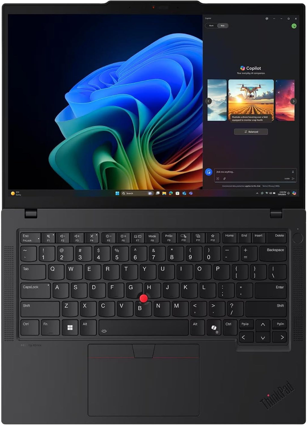 Lenovo ThinkPad T14 Gen 6 Laptop with AMD Ryzen AI 7 PRO 350 Processor, 14' WUXGA, Touchscreen 400Nits Display, AI Powered, 32GB DDR5-5600MT/s Memory, 1TB SSD, 5MP RGB+IR Cam, FP Reader, and Win11 Pro
