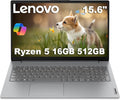 Lenovo Laptop V15 for Business and Student (15.6' FHD Anti-Glare, AMD Ryzen 5 7520U (> Intel i5-1235U), 16GB DDR5 RAM, 512GB SSD), Numeric Keypad, Webcam w/Shutter, RJ-45, Wi-Fi 6, HDMI, Win 11 Pro