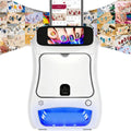 Automatic Smart 3D Art Nail Printer,Digital Mobile Nail Art Printer,Control Through Mobile App, for Beauty & Personal Care for Girls' Home Nails White