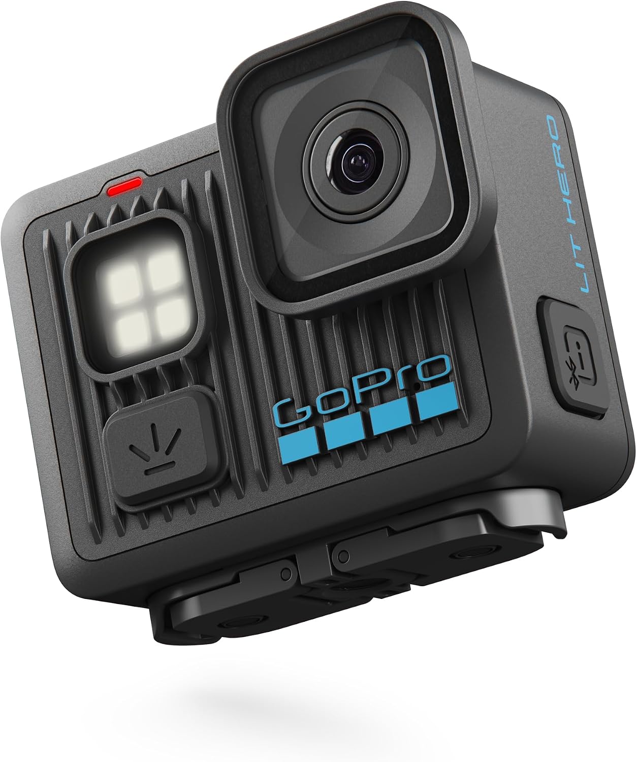 GoPro LIT Hero - Lightweight, Compact, Waterproof Action Camera with Built-in Light, 4K60 Ultra HD Video, 12MP Photo, Touch Screen, HyperSmooth Stabilization