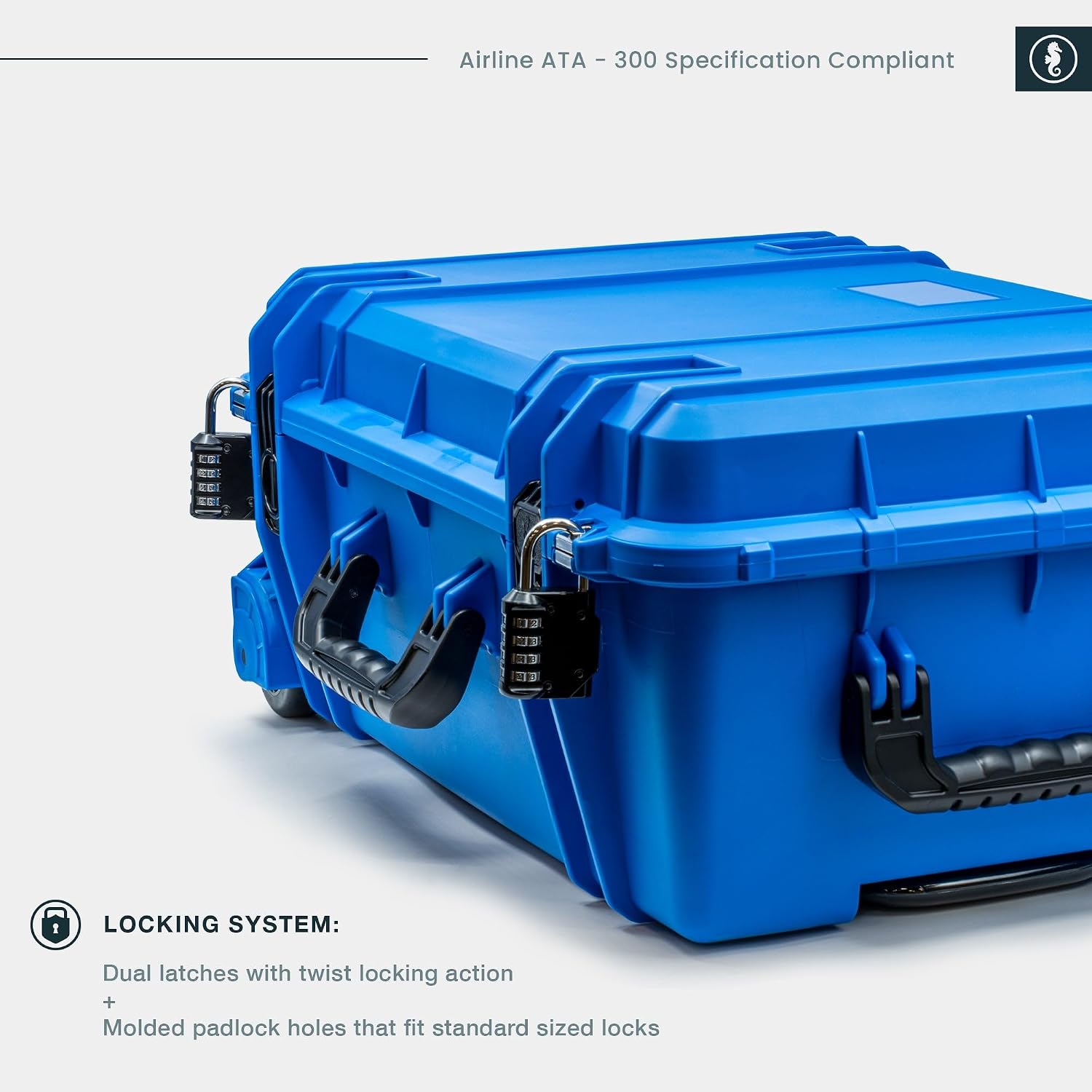 Seahorse 920 Professional Camera Case with Padded Dividers, TSA Approved, MIL‑Spec, IP67 Waterproof, USA Made for Photographers and Travel Enthusiasts