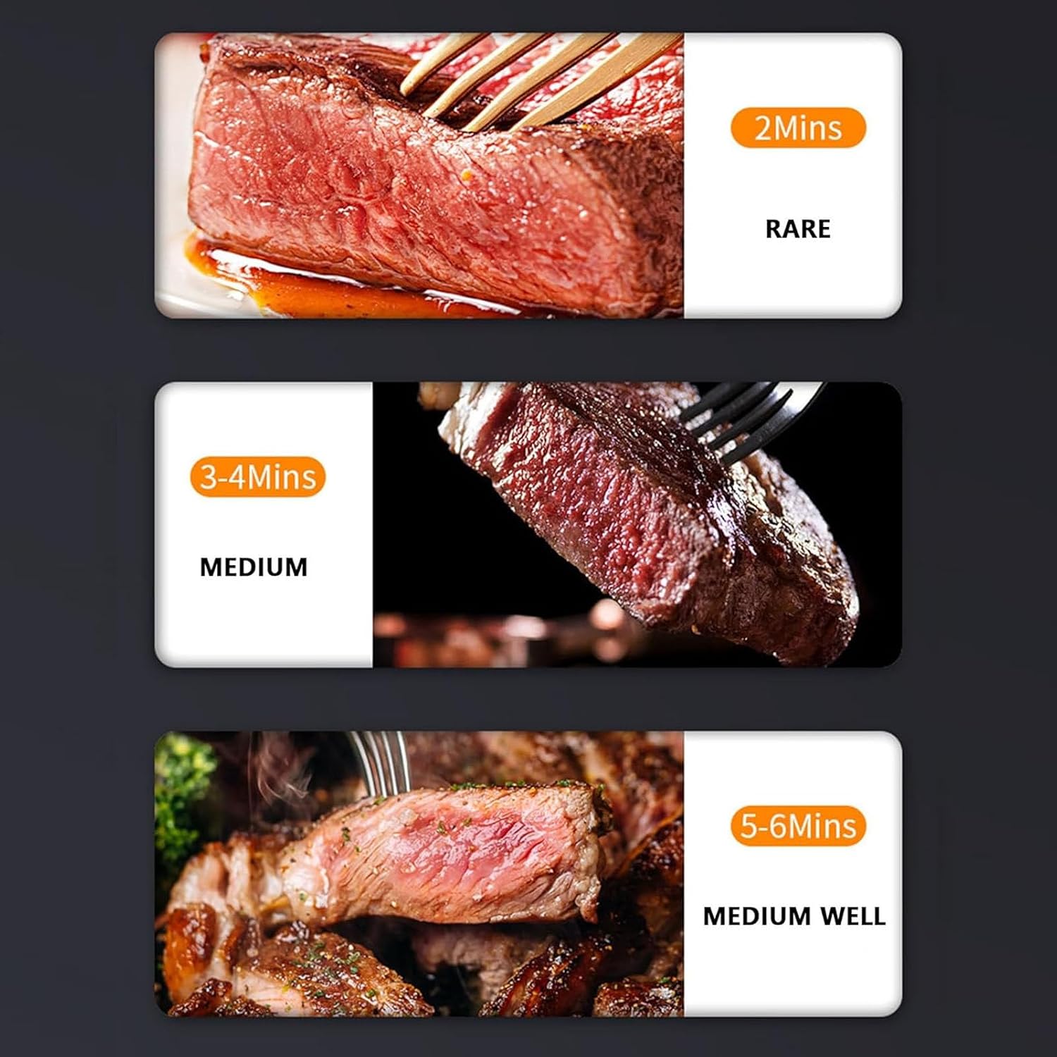 1700W Electric Steak Broiler, Indoor Commercial Steak Grill, Automatic Steak Smoker Broiler, Toaster Oven Microwave Combo, Air Fryer Oven, Time Temp Adjust-110v