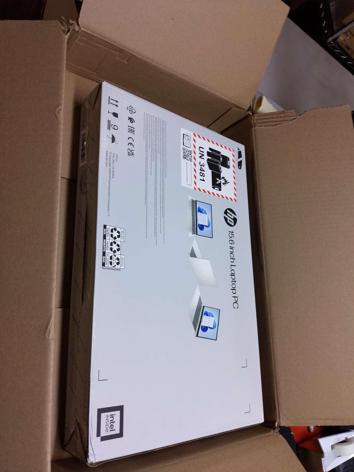 HP 15.6' FHD Notebook Intel Core i5-1235U 8GB RAM 512GB SSD Natural Silver