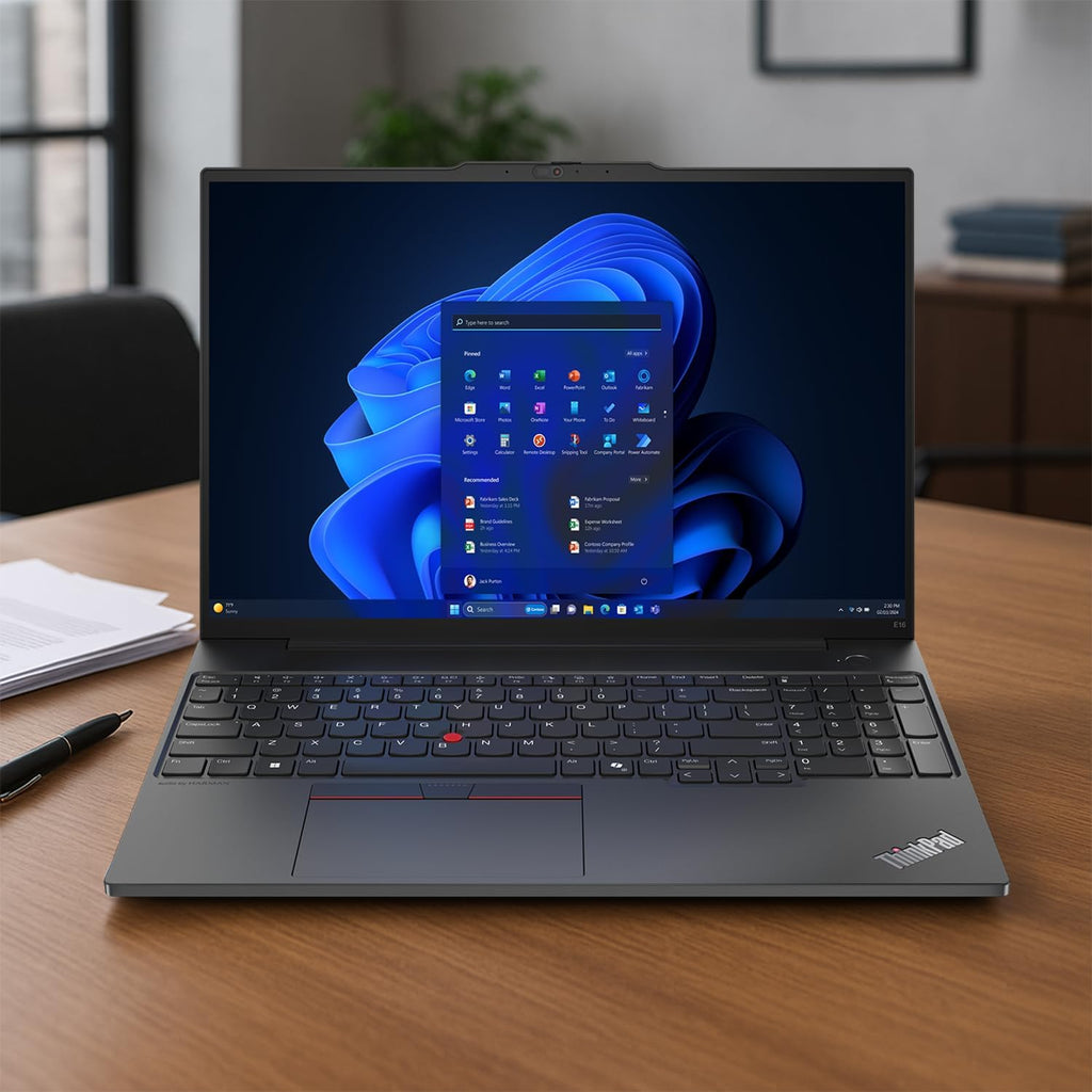 Lenovo ThinkPad E16 Gen 2 Business Laptop, 16' FHD+ Display, AMD Ryzen 7 7735U, 64GB DDR5 RAM, 1TB SSD, Fingerprint, Backlit, Wi-Fi 6, Windows 11 Pro, Bundle with Thunderobot 7-in-1 USB-C Hub