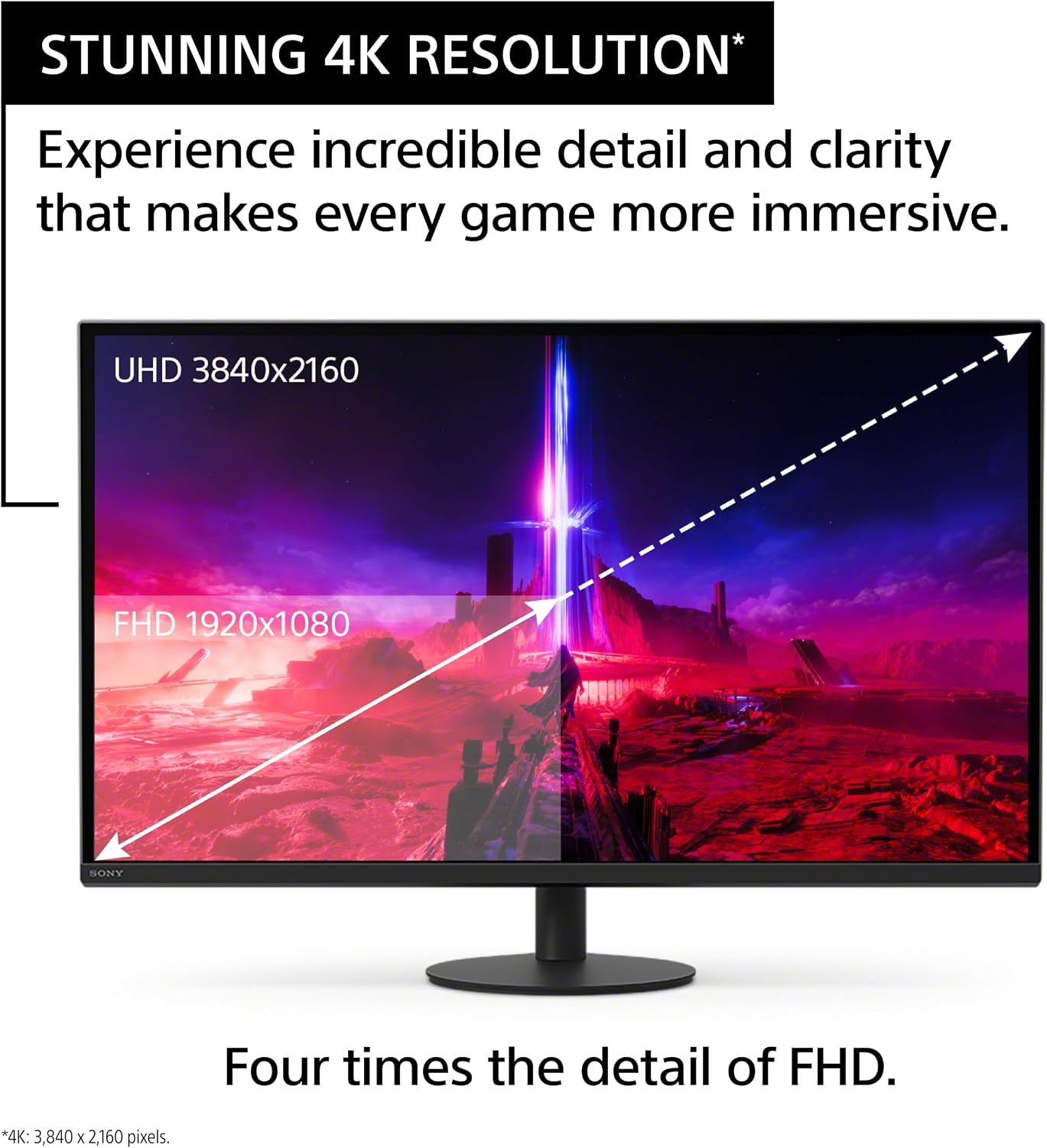 Sony INZONE M9 II 27' 4K UHD (3840 x 2160) 160Hz Full Array LED 1ms GtG NVIDIA G-SYNC Gaming Monitor, DisplayHDR 600, Built-in Speakers, DisplayPort 2.1 (UHBR10) /VRR HDMI 2.1-3 Year Limited Warranty
