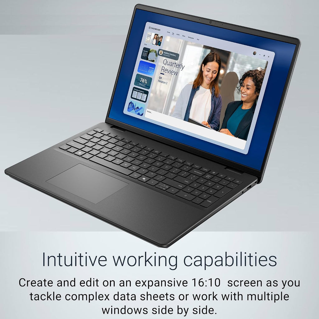 Dell 16-inch Touchscreen Laptop, AMD Ryzen 7 250 Processor, 16 Tops NPU, WiFi 6, Bluetooth, Backlit KB, Windows 11 Home (32GB DDR5 RAM, 1TB PCIe SSD)