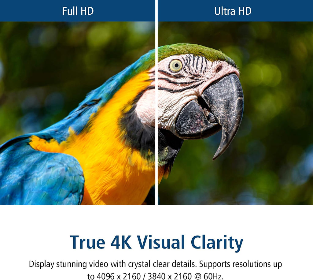 ATEN VS192 2-Port True 4K DisplayPort Splitter SST Split or MST Extended Display - Connect 1 DP Source to 2 Display Port Computer Monitor - TAA Compliant - Metal