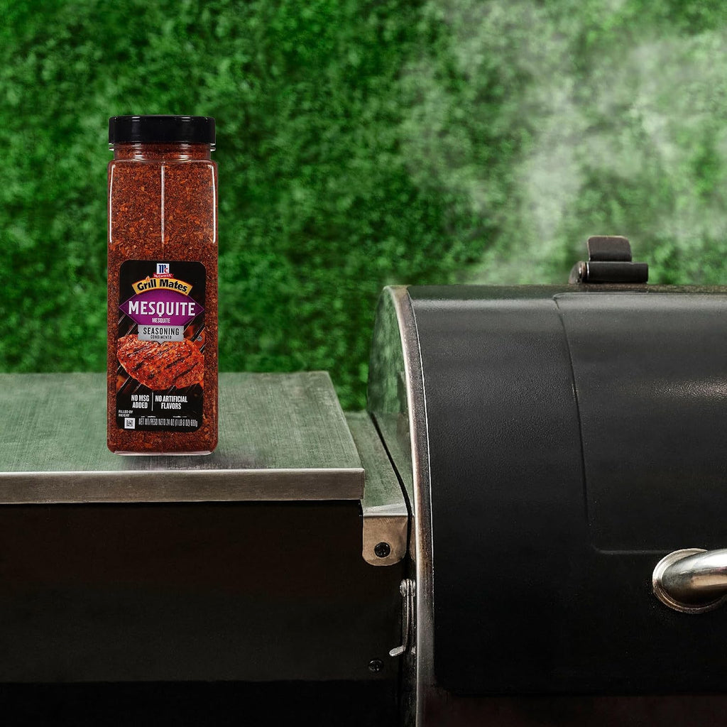 McCormick Grill Mates Mesquite Seasoning, 24 oz (Pack of 6) - Six 24 Ounce Containers of Mesquite BBQ Spice, Versatile Use in Marinades, Meats, Dressings and More