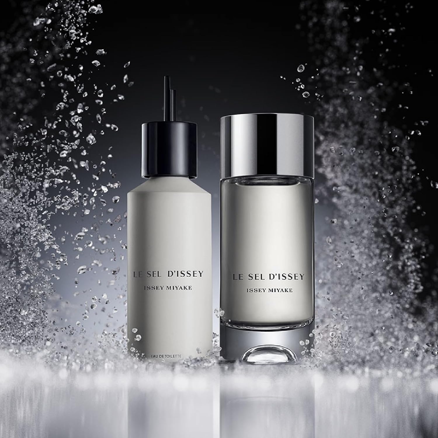 Issey Miyake Le Sel d'Issey Eau de Parfum - Warm Woody Marine Dry Amber Fragrance for Men - Salt Accord, Cedarwood, Marine Seaweed, Incense