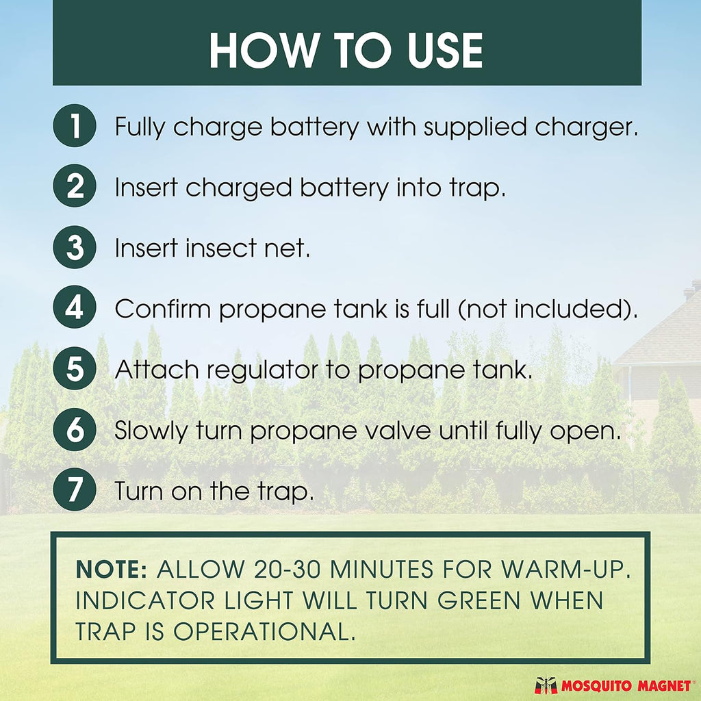 Mosquito Magnet Executive Mosquito Trap and Killer - Protect Up to 1 Acre - Attract, Trap and Kill Mosquitoes, Midges, No-See-Ums, Black Flies, and Other Flying Insects - MM3300B