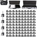 Retekess T130S(2nd Gen T130) Wireless Tour Guide System for School, Upgraded Longer Range, Church Translation Device, 20H Standby Time, Tour Guide Microphone and Speaker for Classroom(4 TX 100 RX)