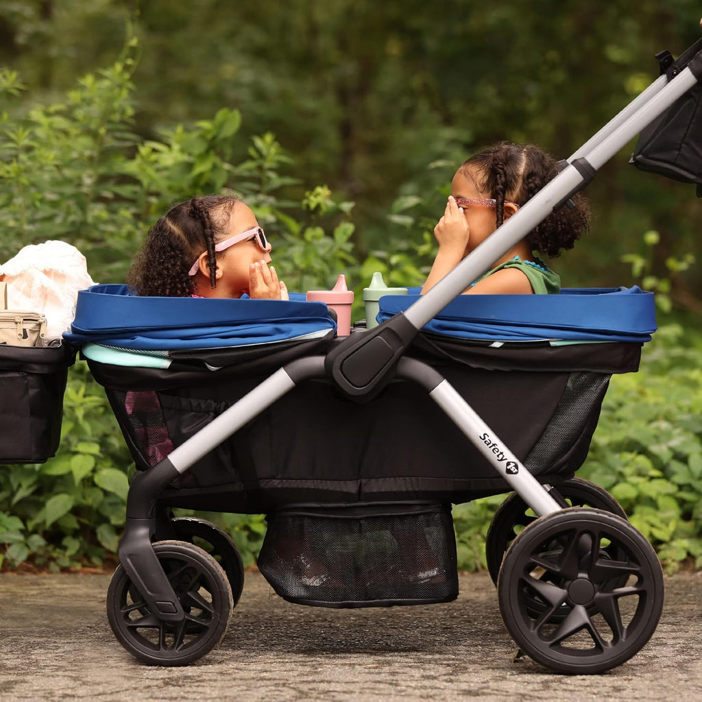 Safety 1st Summit Wagon Stroller for 2 Kids with Removable Tray in High Street