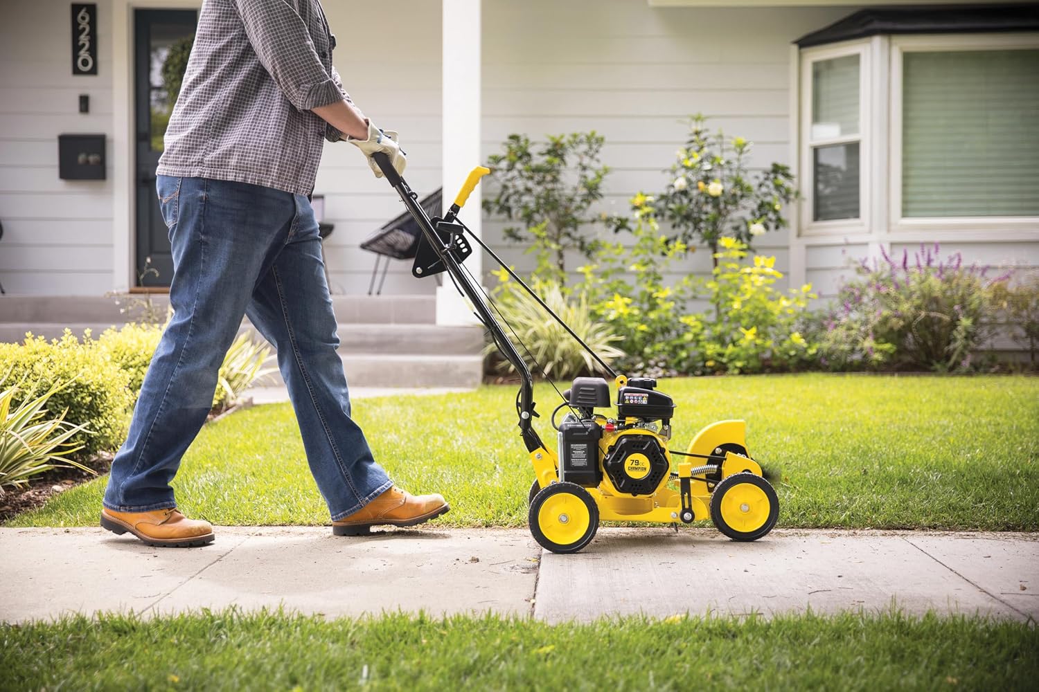 Champion Power Equipment 9 Inch 79cc Lawn Edger with Curb Hop Feature