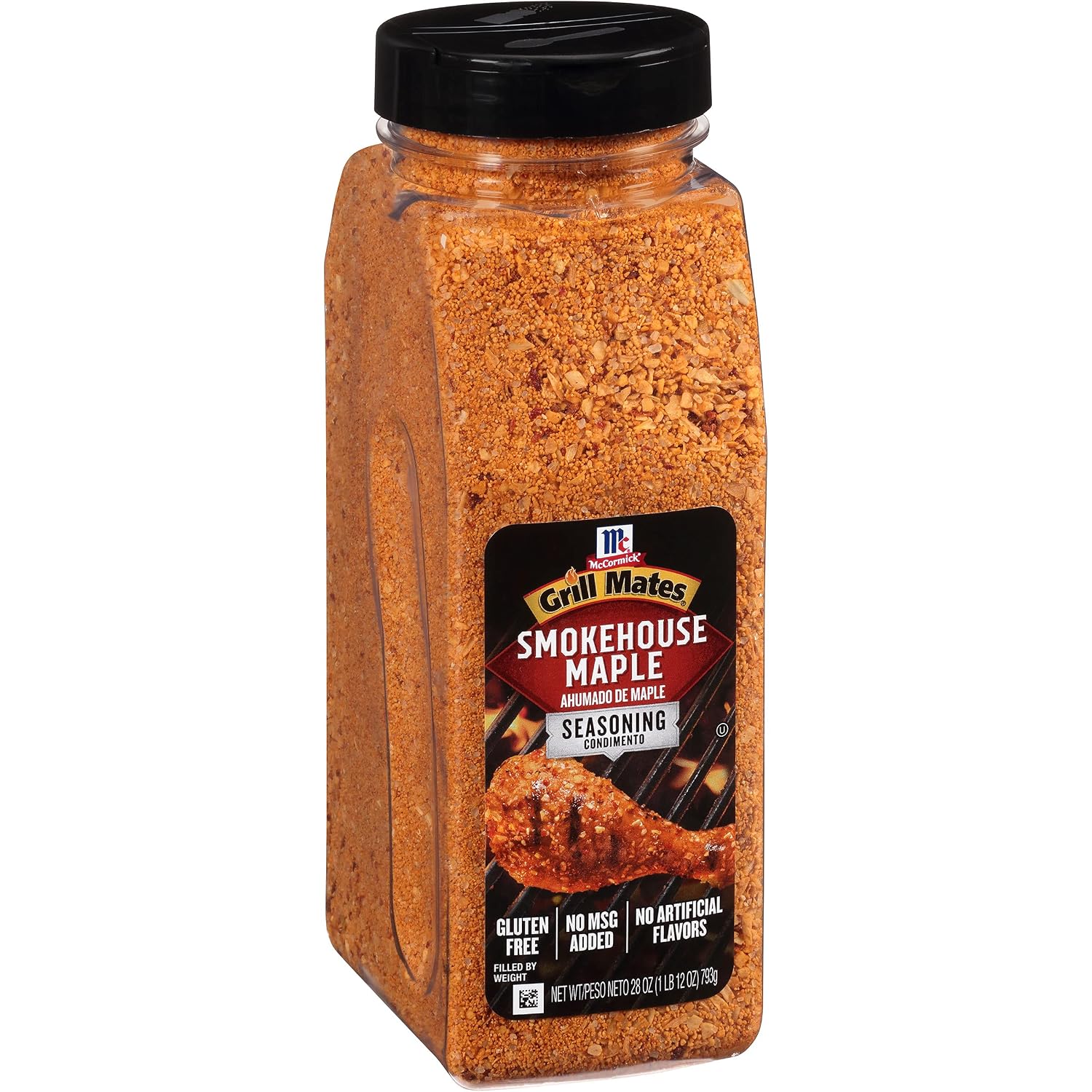 McCormick Grill Mates Smokehouse Maple Seasoning, 28 oz (Pack of 6) - Six 28 Ounce Containers of Smokehouse Maple Seasoning, Perfect on Pork Chops, Chicken, Burgers and More