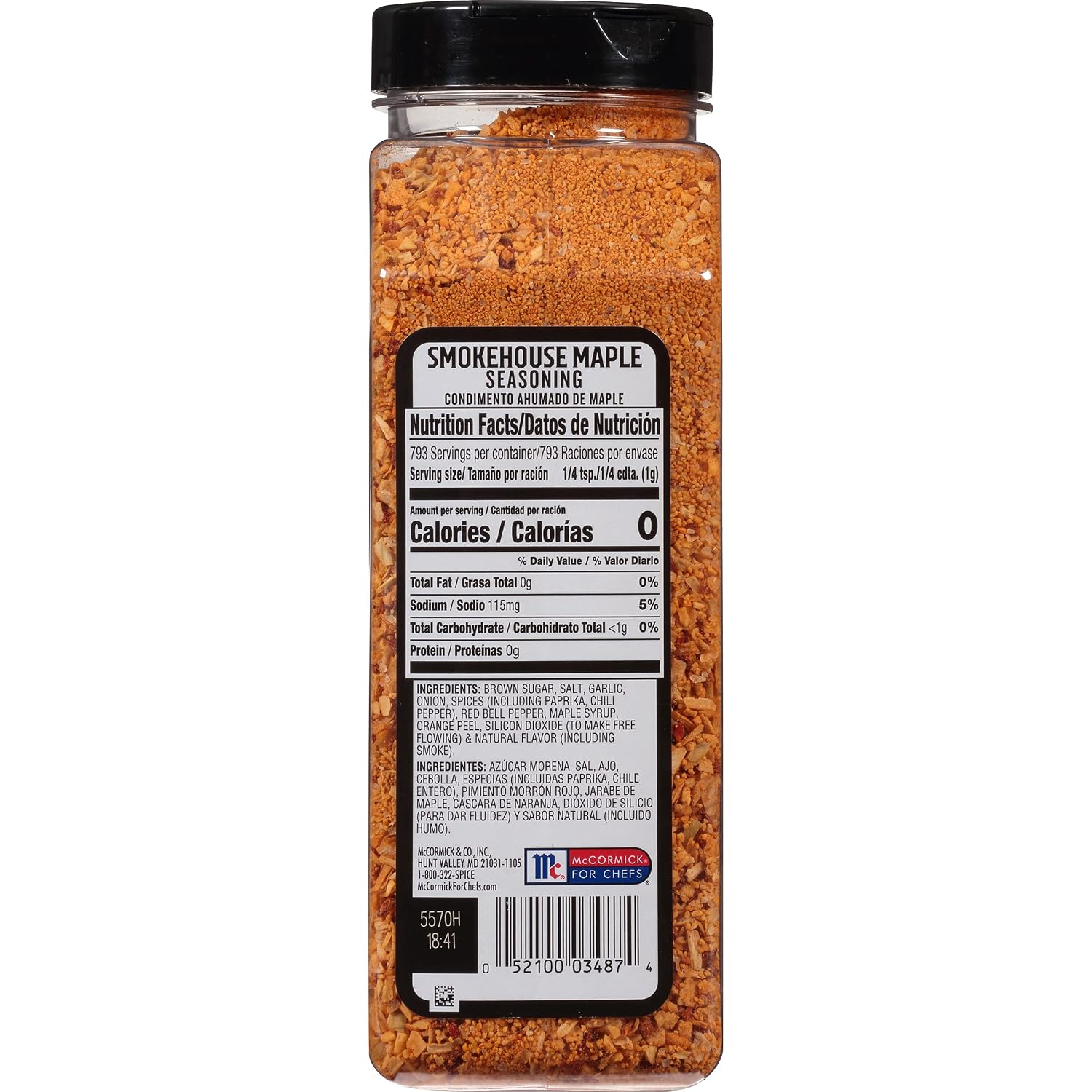 McCormick Grill Mates Smokehouse Maple Seasoning, 28 oz (Pack of 6) - Six 28 Ounce Containers of Smokehouse Maple Seasoning, Perfect on Pork Chops, Chicken, Burgers and More