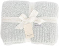 SARANONI Bamboni Luxury Throw Blanket | Oversized Super Soft Plush Home Decorative Comfy Blankets for Couch or Bed | Sky Blue - X-Large 60' x 80'