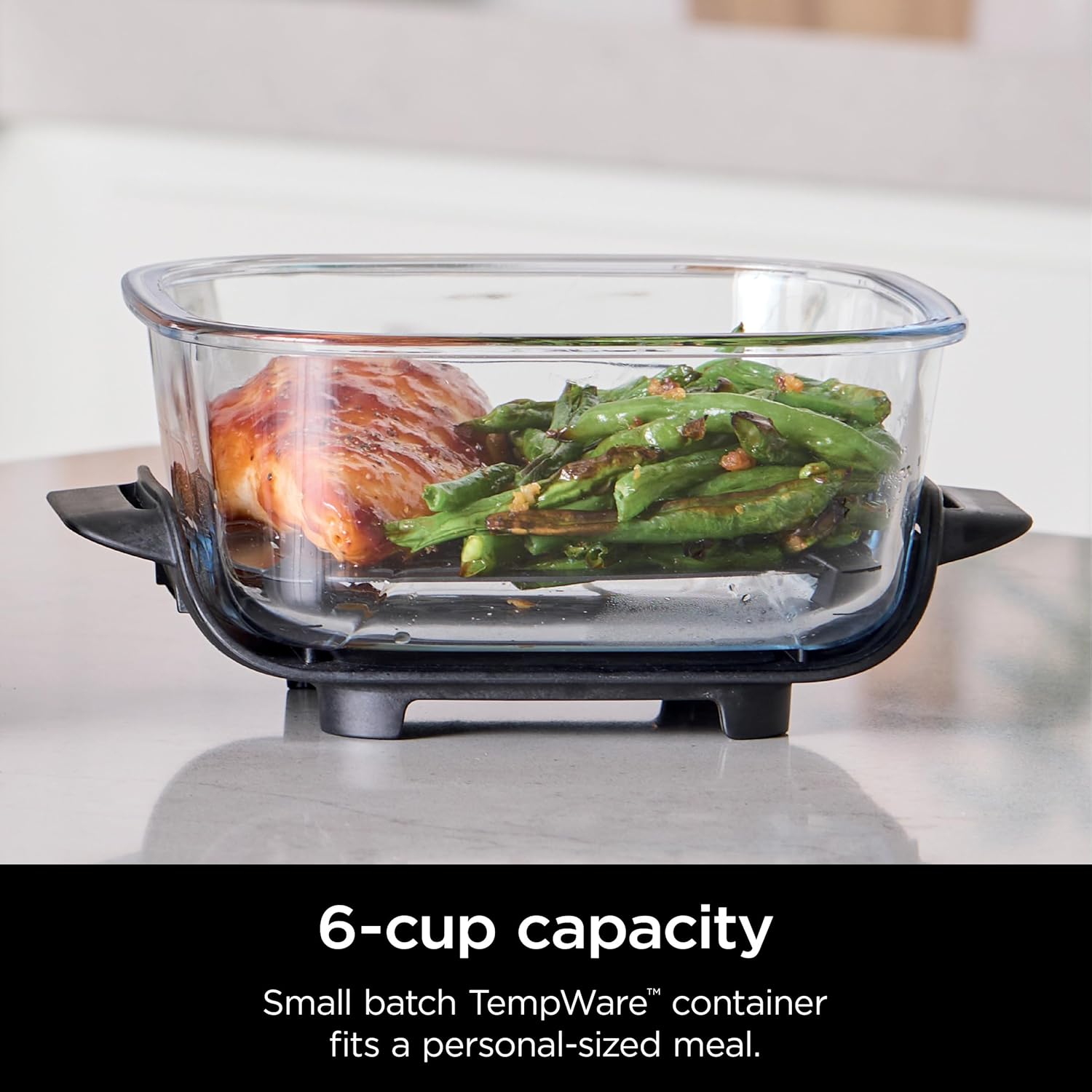 Ninja Air Fryer, 2.5 QT Crispi System + 4 Containers with Storage Lids, Air Fryer, Microwave, Freezer & Dishwasher Safe, Non Toxic Portable Cooking System, Compatible with Ninja FN100 Crispi Series