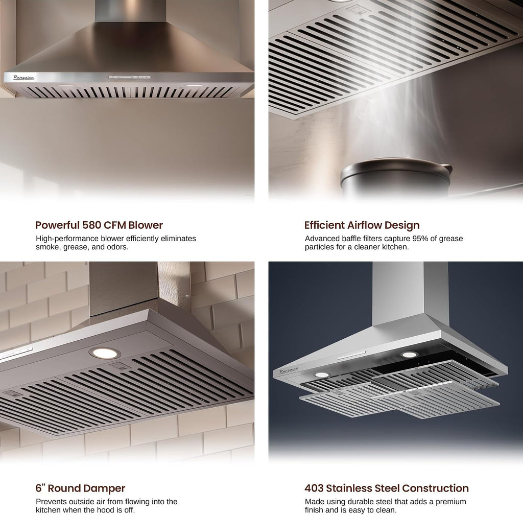 Rangaire RHWMP30S Range Hood + RCI301S Induction Cooktop Bundle