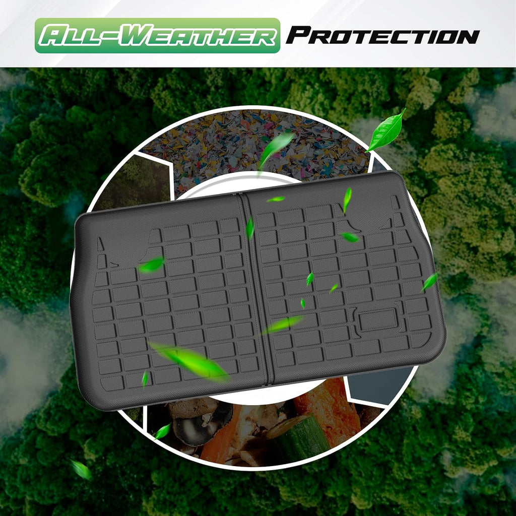 Cartist Floor Mats for Chrysler Pacifica Hybrid 2017-2026, All Weather Cargo Liner for Pacifica Accessories, Heavy Duty TPE Car Mats, Car Accessories