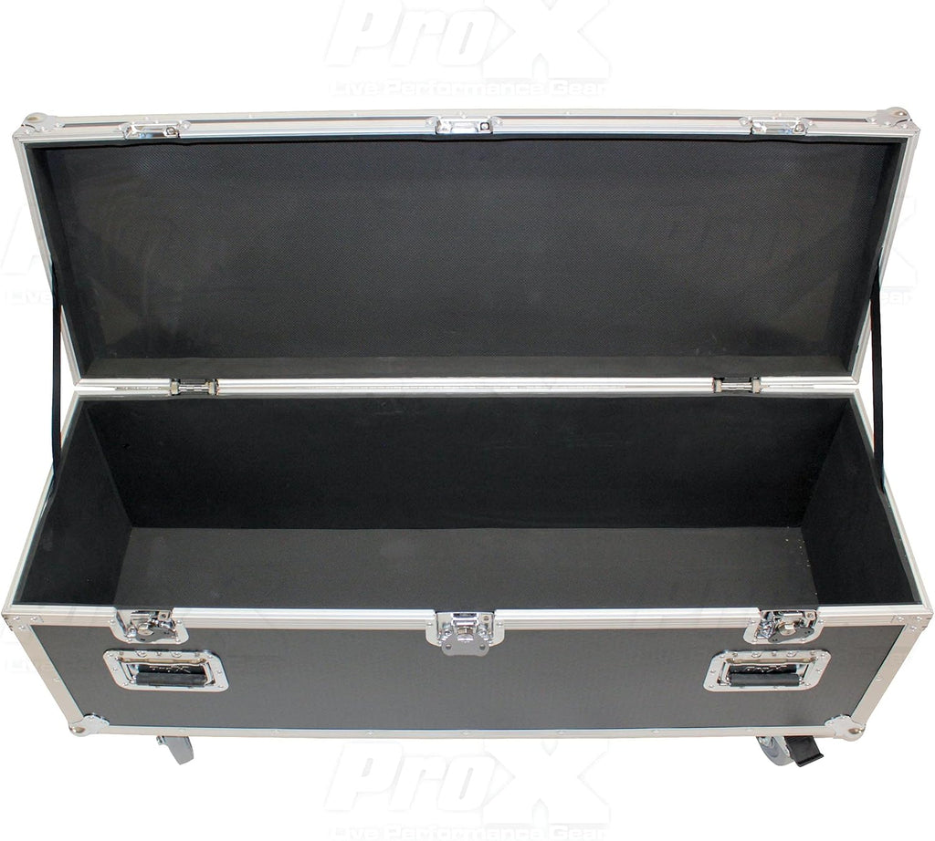 ProX XS-UTL10W ATA Utility Flight Travel Heavy-Duty Storage Road Case with 4' in casters – 47.5'x16'x16' Exterior