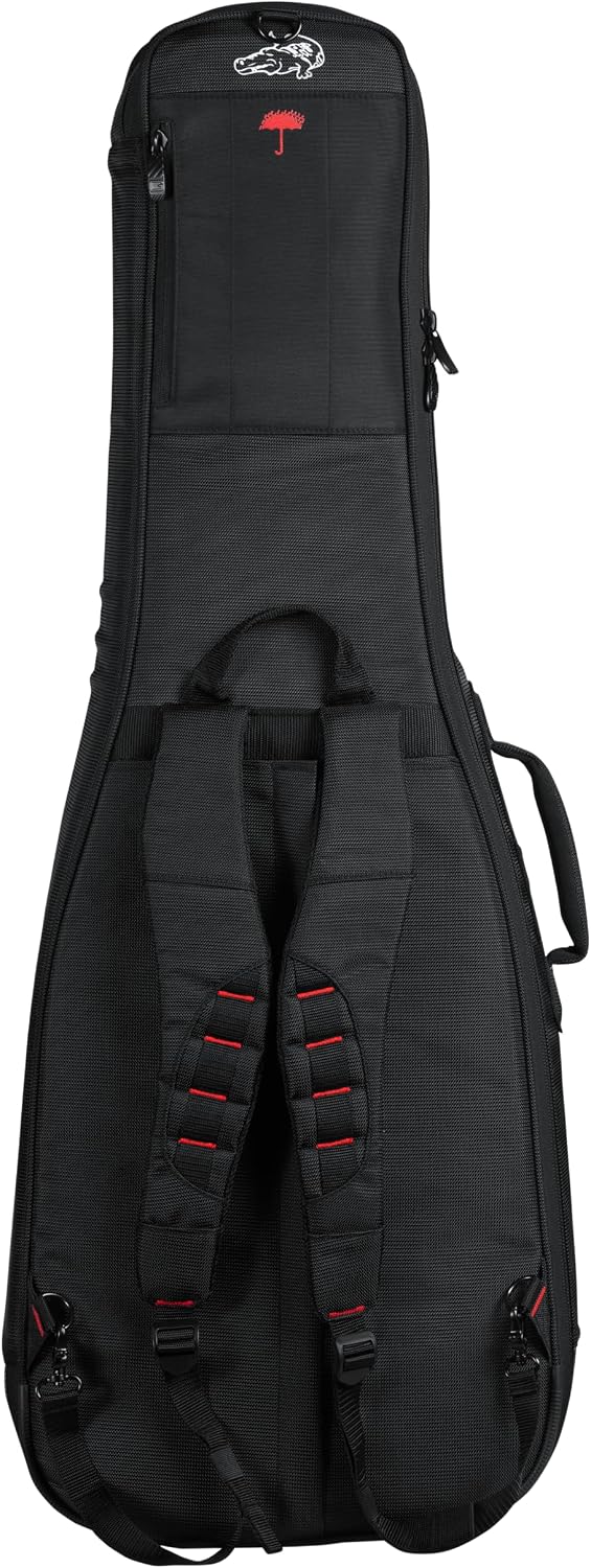 Gator Cases Pro-Go Series Ultimate Double Guitar Gig Bag, Holds (2) Electric Guitars (G-PG-ELEC-2X)