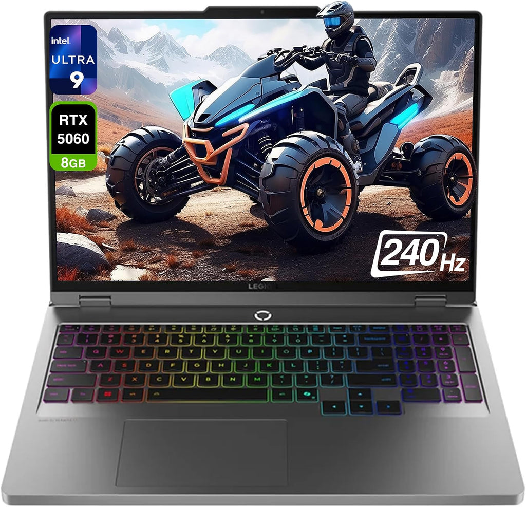 Lenovo Legion 5i Gaming Laptop, Intel Ultra 9-275HX, 32 GB DDR5 RAM, 1 TB PCIe SSD, 16' WQXGA (2560x1600) Display, Nvidia G-Force RTX 5060, 24-Zone RGB Backlit Keyboard, W11 Home, Gray