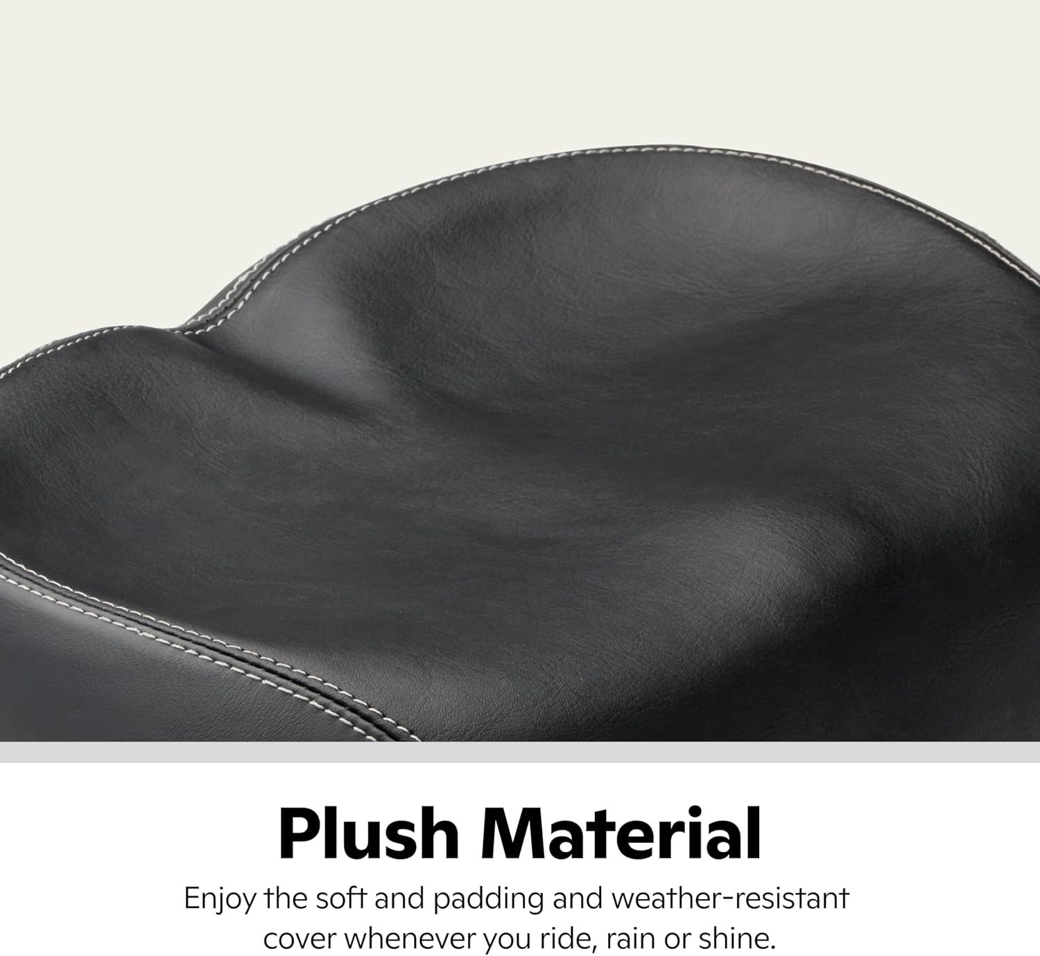 Schwinn Comfort Bike Seat, Quilted or Foam Padded Bike Saddle, Various Styles, Weather-Resistant Cover, Easily Attaches to Most Standard Seatposts
