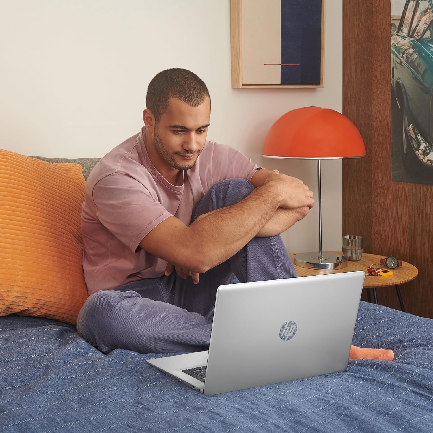 HP 17 inch Laptop, Microsoft Office 2024 Lifetime License & Windows 11 Pro, AMD Ryzen 5 7430U Processor, 64 GB RAM, 2 TB SSD, 17.3' FHD Display, AMD Radeon Graphics, Long Battery Life, Anti-Glare