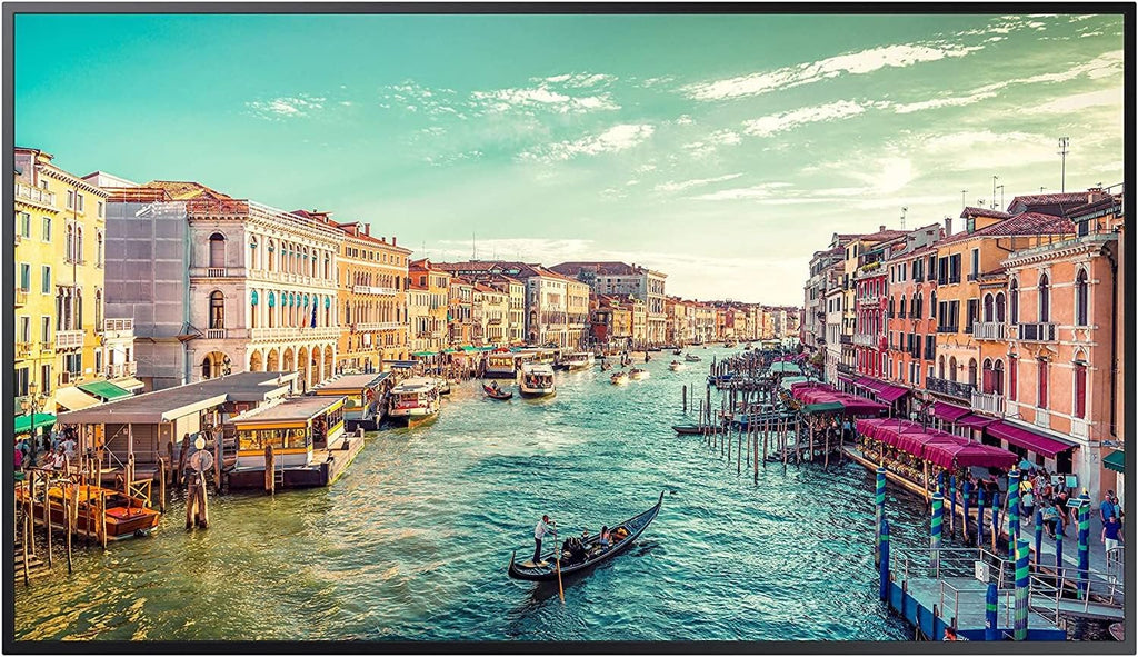 SAMSUNG QM65R 65 inch 4K UHD 3840x2160 24/7 Commercial Signage LED Display for Business, HDMI, Wi-Fi, and 3-Year WRNTY, 500 nit (LH65QMREBGCXZA), Black