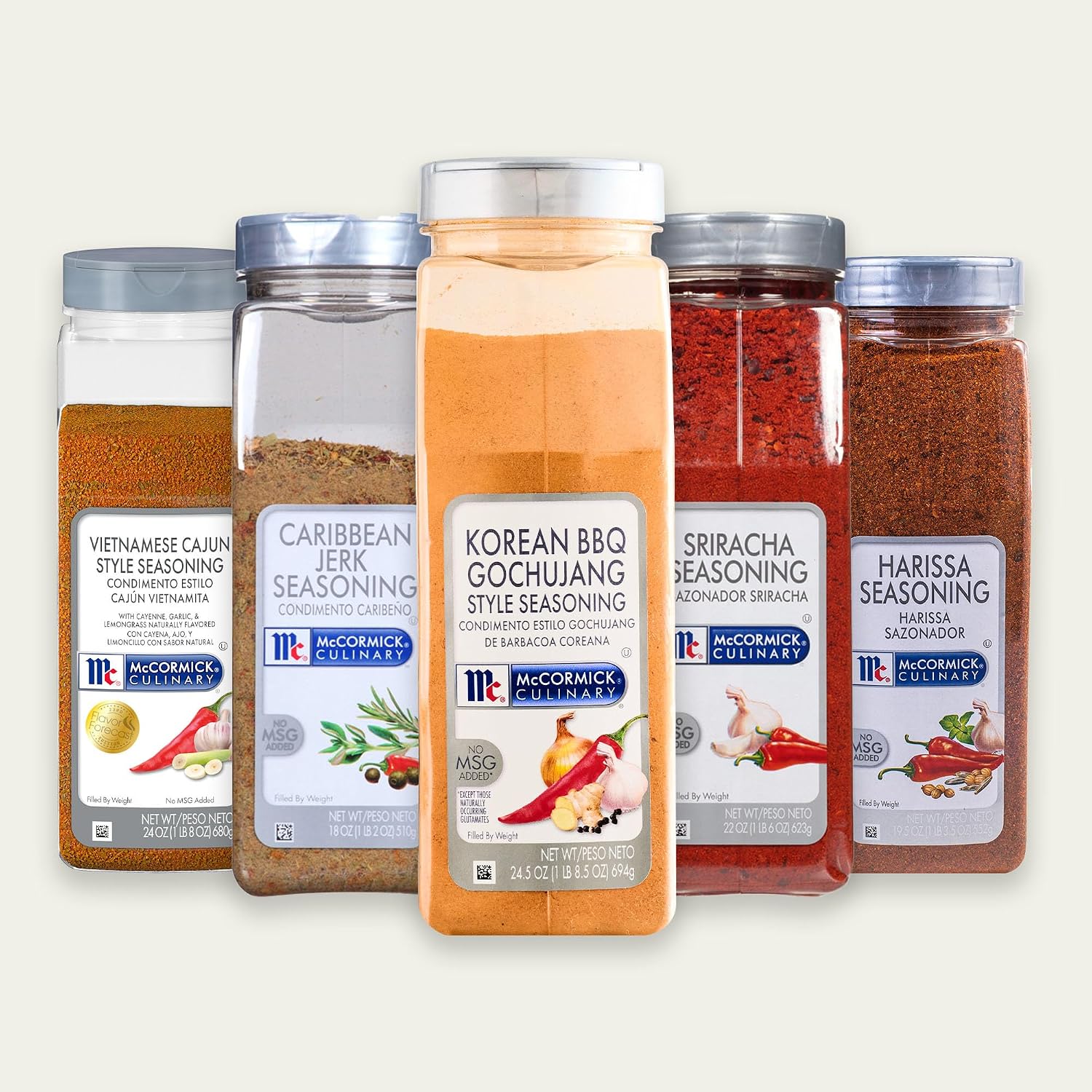 McCormick Culinary Seasoning, Korean BBQ Gochujang Style, No MSG Added, Gluten Free, For Culinary & Professional Kitchens, 24.5 oz (Pack of 6)