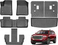 Cartist Floor Mats Fit for GMC Acadia 2017-2023 6-Passenger, All Weather Floor Mat & and Cargo Liner for Acadia Accessories, Heavy Duty Carpet Protection