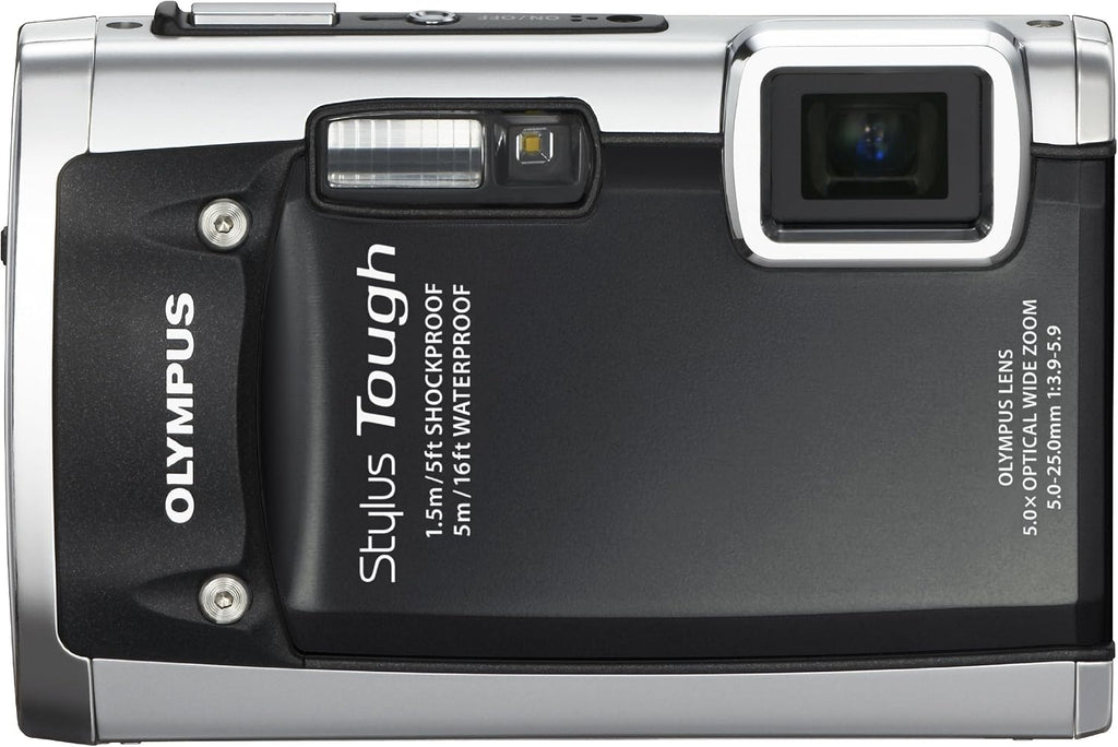 Olympus Stylus Tough 6020 14 MP Digital Camera with 5x Wide-Angle Zoom and 2.7-Inch LCD (Black)