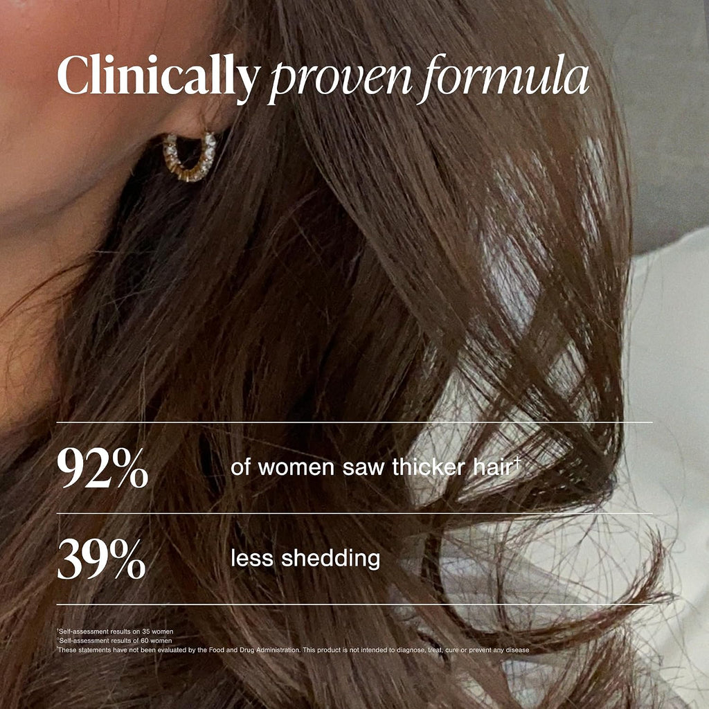 Viviscal Hair Growth Supplements for Women, Thicker Fuller Hair Support for Thinning Hair and Hair Loss, with Biotin and Marine Collagen, Drug-Free, 180 Tablets, 90-Day Supply