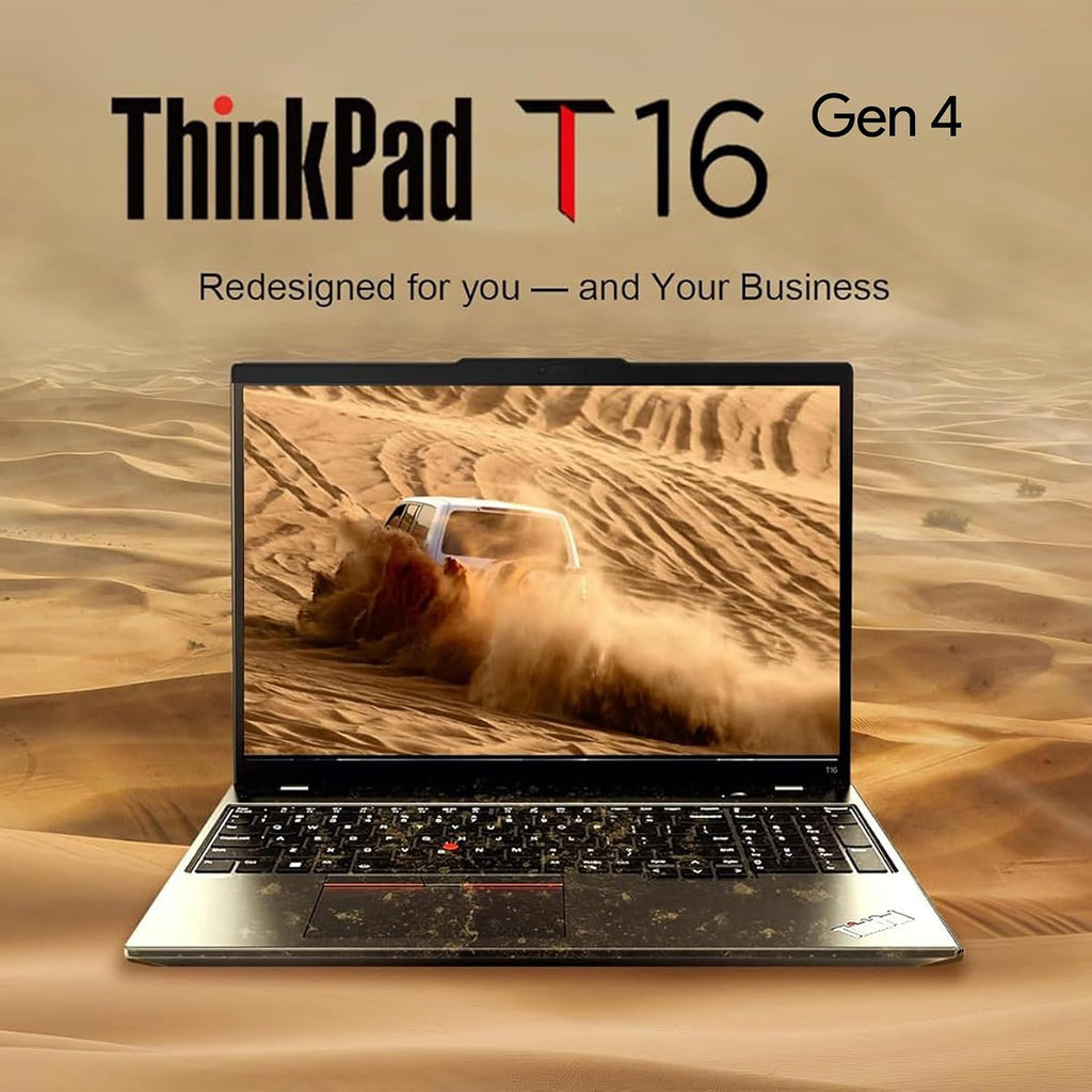 Lenovo ThinkPad T16 Gen 4 Business Laptop 16 FHD+ Display, Intel Ultra 5-225U (Beats i7-1355U), 32GB DDR5 RAM, 1TB SSD, 5MB Webcam, Fingerprint, Backlit KB, WiFi 6E, RJ-45, Win 11 Pro
