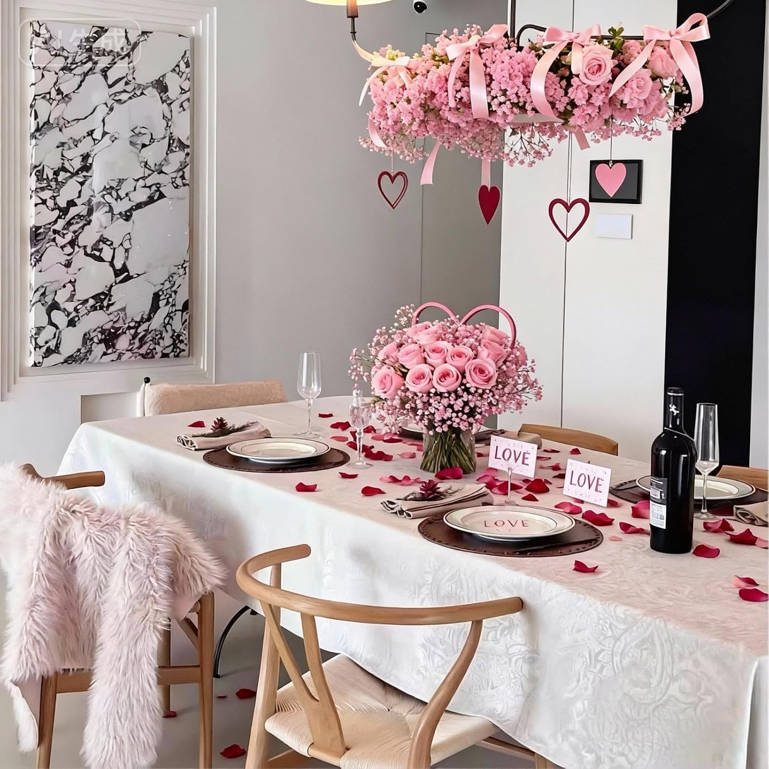 Jacquard Tablecloth, French Waterproof Washable Table Cloth, Luxurious Soft Table Cover for Dining Party Wedding Baby Shower Kitchen (Rectangle/Oblong, 120''x60'', Milky White)