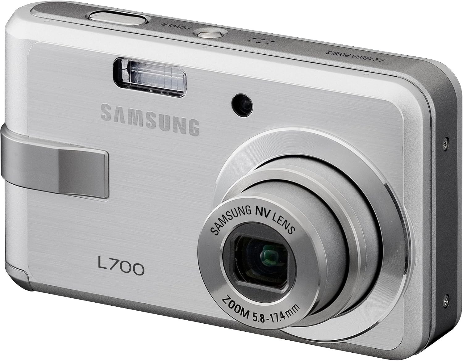 Samsung Digimax L700 7MP Digital Camera with 3x Advance Shake Reduction Optical Zoom (Silver)