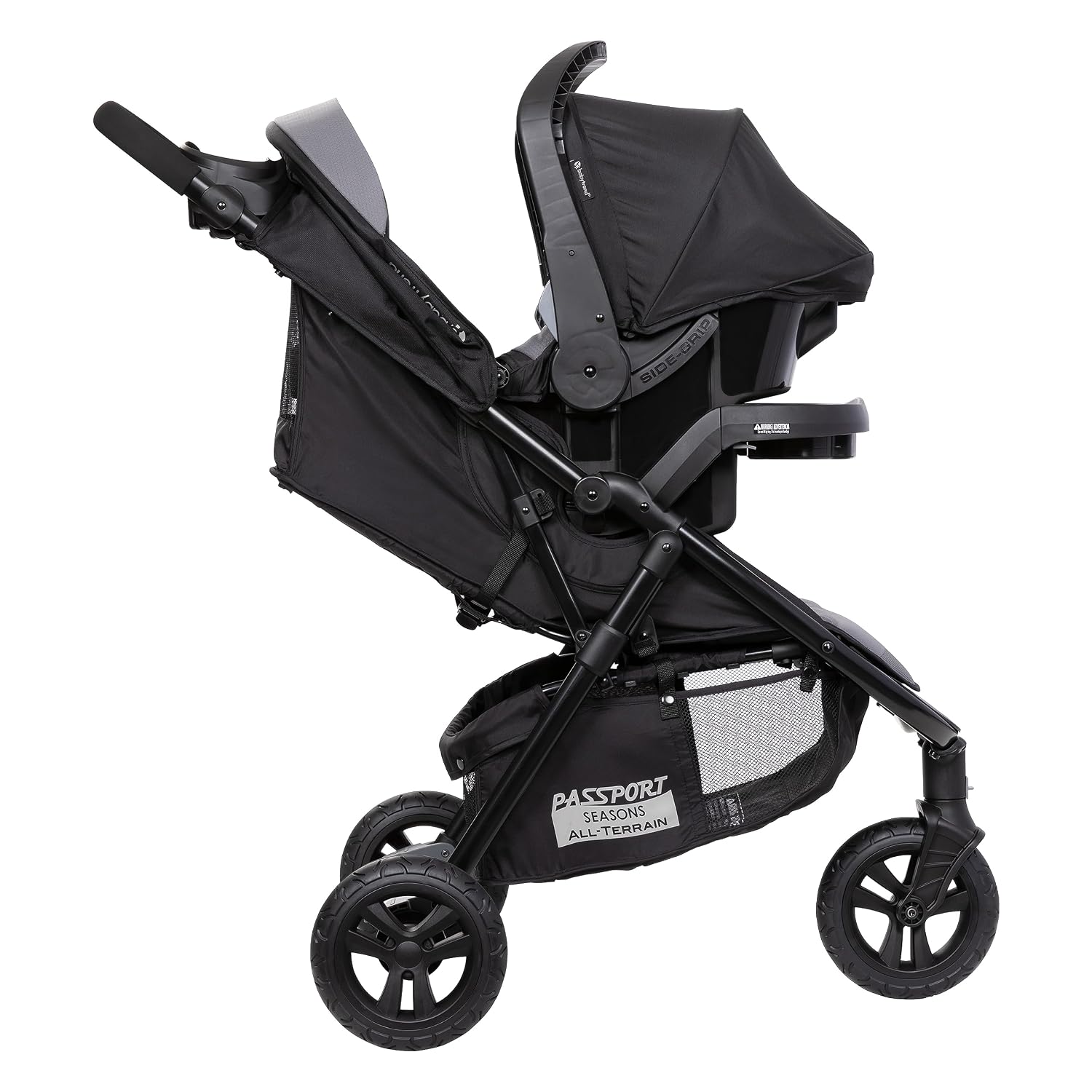 Baby Trend Passport® Seasons All-Terrain Stroller Travel System with EZ-Lift™ Plus Infant Car Seat, Dash Black