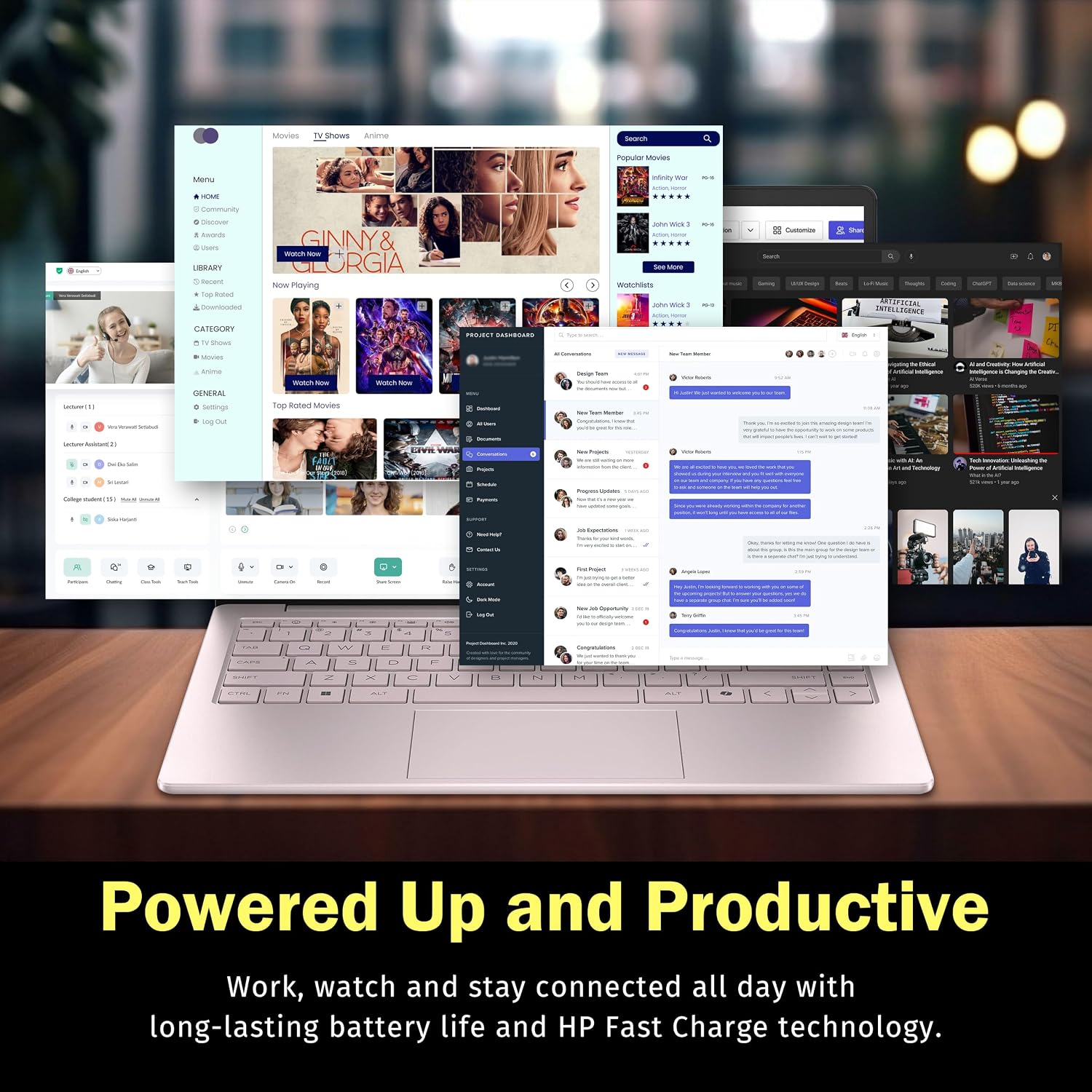 HP Stream 14' HD Laptop, Intel Processor N150, 16GB RAM, 1.12TB Storage(128GB UFS+1TB Docking Station Set), Intel Graphics, Webcam, Wi-Fi 6, 1 Year Office 365, Copilot, Fast Charge, Win 11, Pink