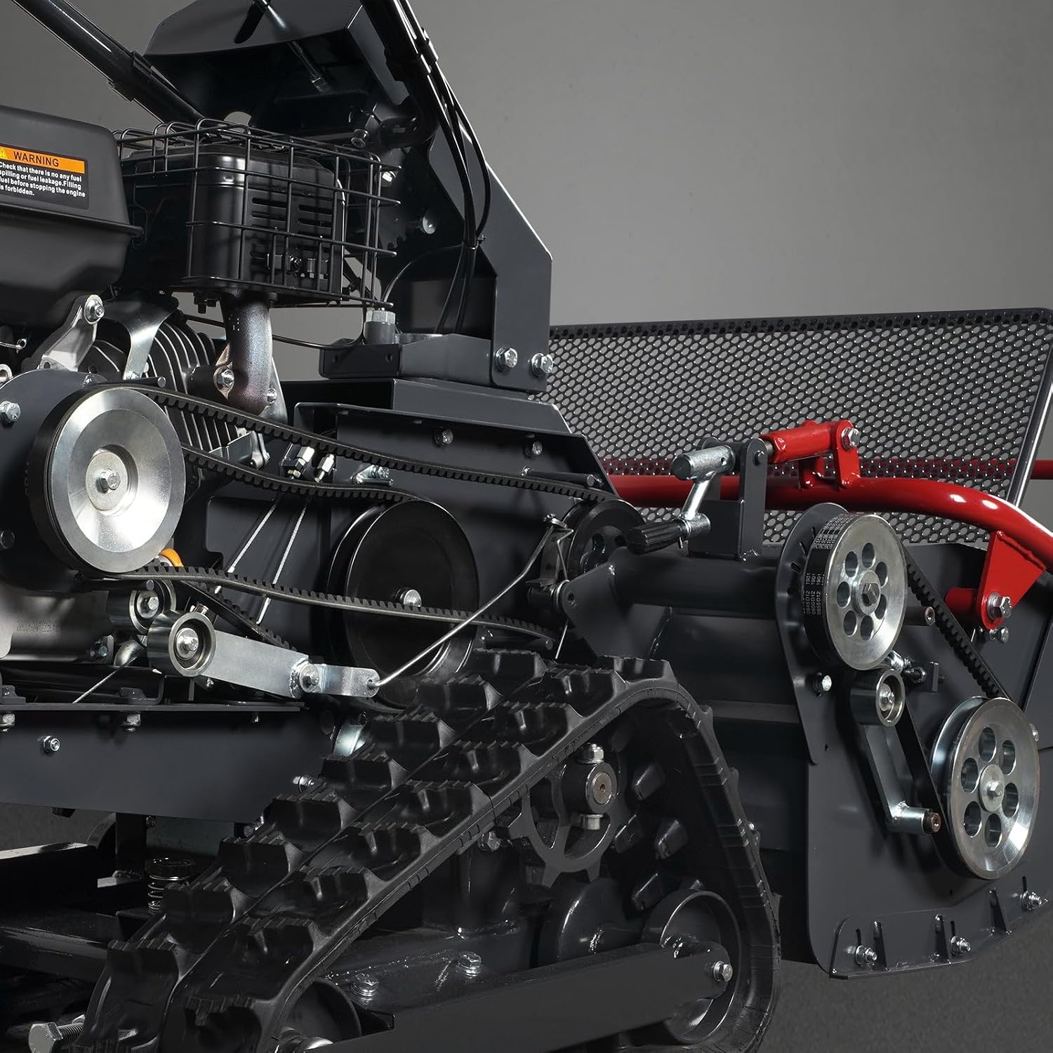 MechMaxx 27' Walk Behind Flail Mower, 10HP 302cc, Self-Propelled, Tracked, Electric Start, SFM27T